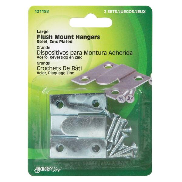 Aceds 1.75 x 1.5 in. Flush Mount Hanger, 10PK 5329958